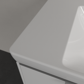 Раковина Villeroy & Boch Subway 3.0 130х47,5 см TitanCeram CeramicPlus альпийский белый 4A70D5R1