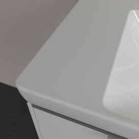 Раковина Villeroy & Boch Subway 3.0 130х47,5 см TitanCeram CeramicPlus альпийский белый 4A70D3R1