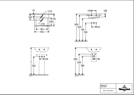 Раковина Villeroy & Boch Subway 3.0 45х37 см санитарная керамика CeramicPlus альпийский белый 437045R1