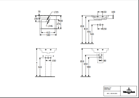 Раковина Villeroy & Boch Subway 3.0 50х40 см санітарна кераміка альпійський білий 43705101