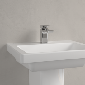 Раковина Villeroy & Boch Subway 3.0 50х40 см санітарна кераміка CeramicPlus кам'яний білий 437051RW