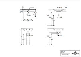 Раковина Villeroy & Boch Subway 3.0 50х40 см санітарна кераміка CeramicPlus альпійський білий 4370FFR1