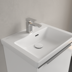 Раковина Villeroy & Boch Subway 3.0 50х40 см санитарная керамика CeramicPlus каменный белый 4370FFRW