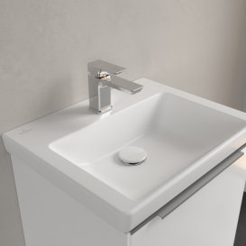 Раковина Villeroy & Boch Subway 3.0 50х40 см санітарна кераміка CeramicPlus кам'яний білий 4370FGRW