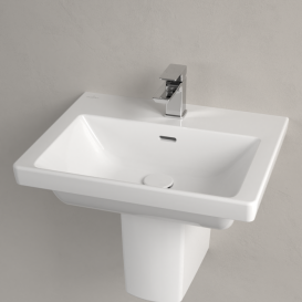 Раковина Villeroy & Boch Subway 3.0 55х44 см санитарная керамика CeramicPlus альпийский белый 4A7055R1