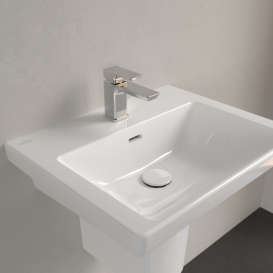 Раковина Villeroy & Boch Subway 3.0 55х44 см санитарная керамика CeramicPlus альпийский белый 4A7055R1