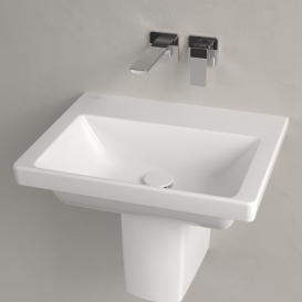 Раковина Villeroy & Boch Subway 3.0 55х44 см санитарная керамика CeramicPlus альпийский белый 4A7058R1