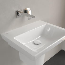 Раковина Villeroy & Boch Subway 3.0 55х44 см санитарная керамика CeramicPlus альпийский белый 4A7058R1