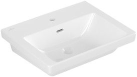 Раковина Villeroy & Boch Subway 3.0 55х44 см санитарная керамика CeramicPlus альпийский белый 4A70F4R1