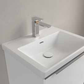 Раковина Villeroy & Boch Subway 3.0 55х44 см санитарная керамика CeramicPlus каменный белый 4A70F4RW