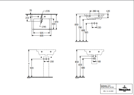 Раковина Villeroy & Boch Subway 3.0 60х47 см TitanCeram CeramicPlus альпийский белый 4A7060R1