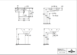 Раковина Villeroy & Boch Subway 3.0 60х47 см TitanCeram CeramicPlus альпийский белый 4A7063R1