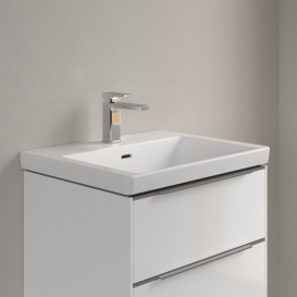 Раковина Villeroy & Boch Subway 3.0 60х47 см шліфований TitanCeram CeramicPlus кам'яний білий 4A706GRW