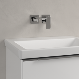 Раковина Villeroy & Boch Subway 3.0 60х47 см шлифованный TitanCeram CeramicPlus каменный белый 4A706FRW