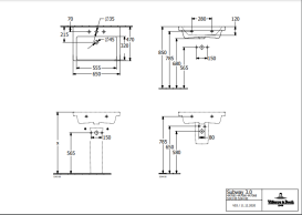 Раковина Villeroy & Boch Subway 3.0 65х47 см TitanCeram альпийский белый  4A706501