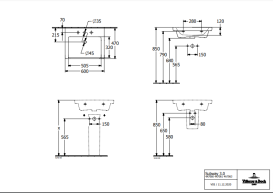 Раковина Villeroy & Boch Subway 3.0 65х47 см без переливу TitanCeram білий CeramicPlus альпійський 4A7061R1