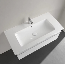 Раковина Villeroy & Boch Venticello 100х50 см із переливом санітарна кераміка CeramicPlus альпійський білий 4104ALR1