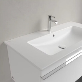 Раковина Villeroy & Boch Venticello 100х50 см із переливом санітарна кераміка CeramicPlus кам'яний білий 4104ALRW