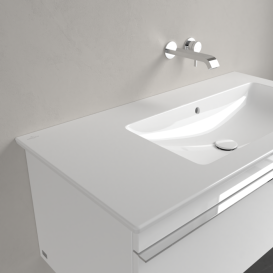 Раковина Villeroy & Boch Venticello 100х50 см чаша праворуч санітарна кераміка альпійський білий 4134R301