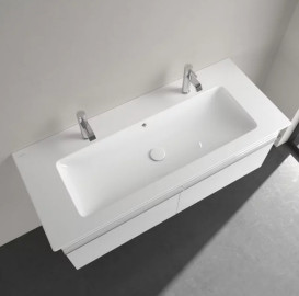 Раковина Villeroy & Boch Venticello 120х50 см с переливом санитарная керамика альпийский белый 4104CK01