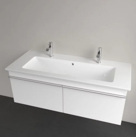 Раковина Villeroy & Boch Venticello 120х50 см с переливом санитарная керамика CeramicPlus альпийский белый 4104CKR1