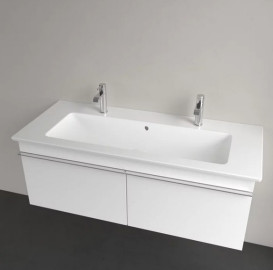 Раковина Villeroy & Boch Venticello 120х50 см с переливом санитарная керамика CeramicPlus каменный белый 4104CKRW