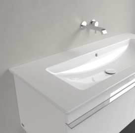 Раковина Villeroy & Boch Venticello 120х50 см с переливом санитарная керамика CeramicPlus альпийский белый 4104CJR1