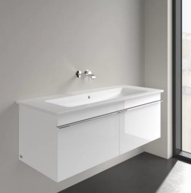 Раковина Villeroy & Boch Venticello 120х50 см с переливом санитарная керамика CeramicPlus каменный белый 4104CJRW