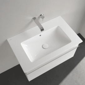 Раковина Villeroy & Boch Venticello 80х50 см із переливом санітарна кераміка альпійський білий 41048J01