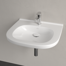 Раковина Villeroy & Boch ViCare 61х55 см без перелива санитарная керамика альпийский белый 41196101