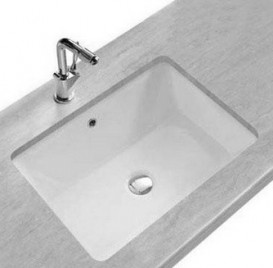 Раковина встраиваемая снизу Kerasan Slim белая 022901