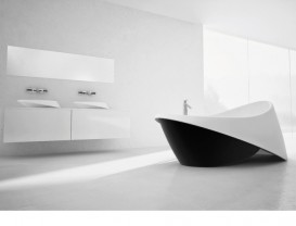 Раковина для ванної Marmorin Goccia 63,8х42,5 литий камінь білий P 595 065 020 010