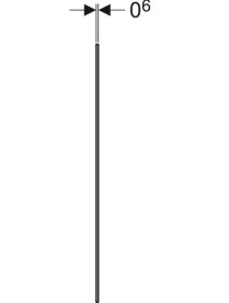 Рама для зеркального шкафчика Geberit One 75 см алюминий анодированный 505.842.00.2