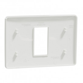 Рамка 1-модульна Schneider Electric Unica New Unica Studio термопластик білий NU210118