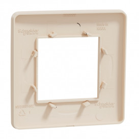 Рамка 1-постовая Schneider Electric Unica New Unica Studio термопластик бежевый NU200244