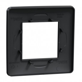 Рамка 1-постова Schneider Electric Unica New Unica Studio термопластик антрацит NU200254