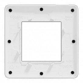 Рамка 1-постовая Schneider Electric Unica New Studio Color никель/антрацит NU280253