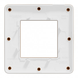 Рамка 1-постовая Schneider Electric Unica New Studio Color медь/белый NU280257