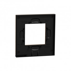 Рамка 1-постовая Schneider Electric Unica New Pure дуб/антрацит NU600284