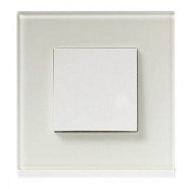 Рамка 1-постовая Schneider Electric Unica New Pure белое стекло/белый NU600285