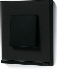 Рамка 1-постовая Schneider Electric Unica New Pure черное стекло/антрацит NU600286