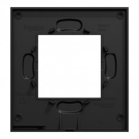 Рамка 1-постовая Schneider Electric Unica New Pure камень/антрацит NU600287