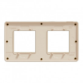 Рамка 2-постовая Schneider Electric Unica New Studio Color золото/бежевый NU280460