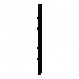 Рамка 2-постовая Schneider Electric Unica New Pure вертикальная каучук/антрацит NU6004V82