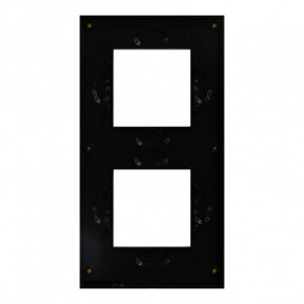 Рамка 2-постовая Schneider Electric Unica New Pure вертикальная дуб/антрацит NU6004V84