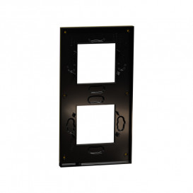 Рамка 2-постовая Schneider Electric Unica New Pure вертикальная камень/антрацит NU6004V87