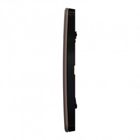 Рамка 3-постовая Schneider Electric Unica New Studio Color шоколад/антрацит NU280617