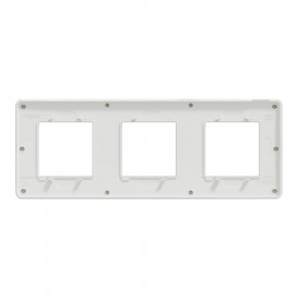 Рамка 3-постовая Schneider Electric Unica New Studio Color шампань/белый NU280624