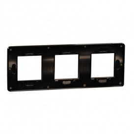 Рамка 3-постовая Schneider Electric Unica New Studio Color песочный/антрацит NU280628