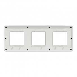 3-постова рамка Schneider Electric Unica New Studio Color бронза/білий NU280650